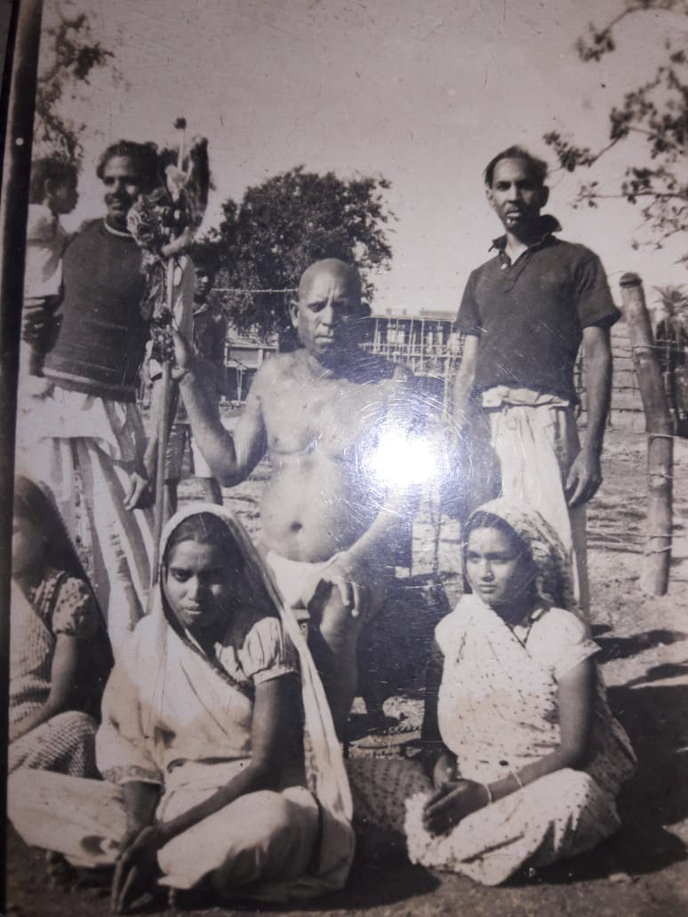 Om Azad Muni with followers