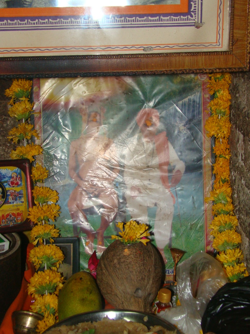 Om Azad Muni with Guru Bhuvani Nath together